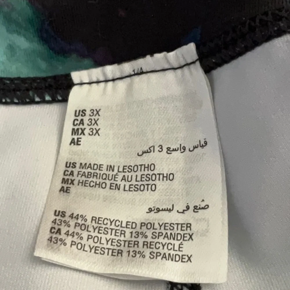 IDEOLOGY Plus Size Celestial Sky Printed 7/8 Length Leggings Size 3X NWT - Picture 4 of 9